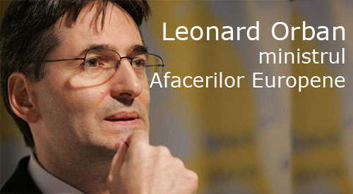 Foto: Leonard Orban - Ministrul Afacerilor Externe